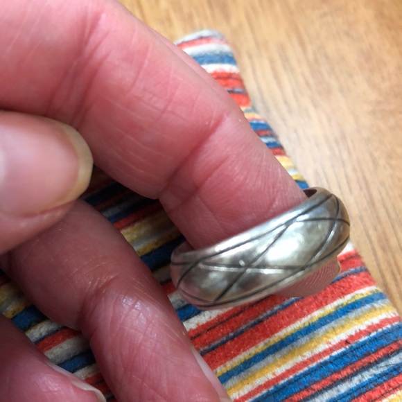 Vintage silver band - Picture 2 of 3